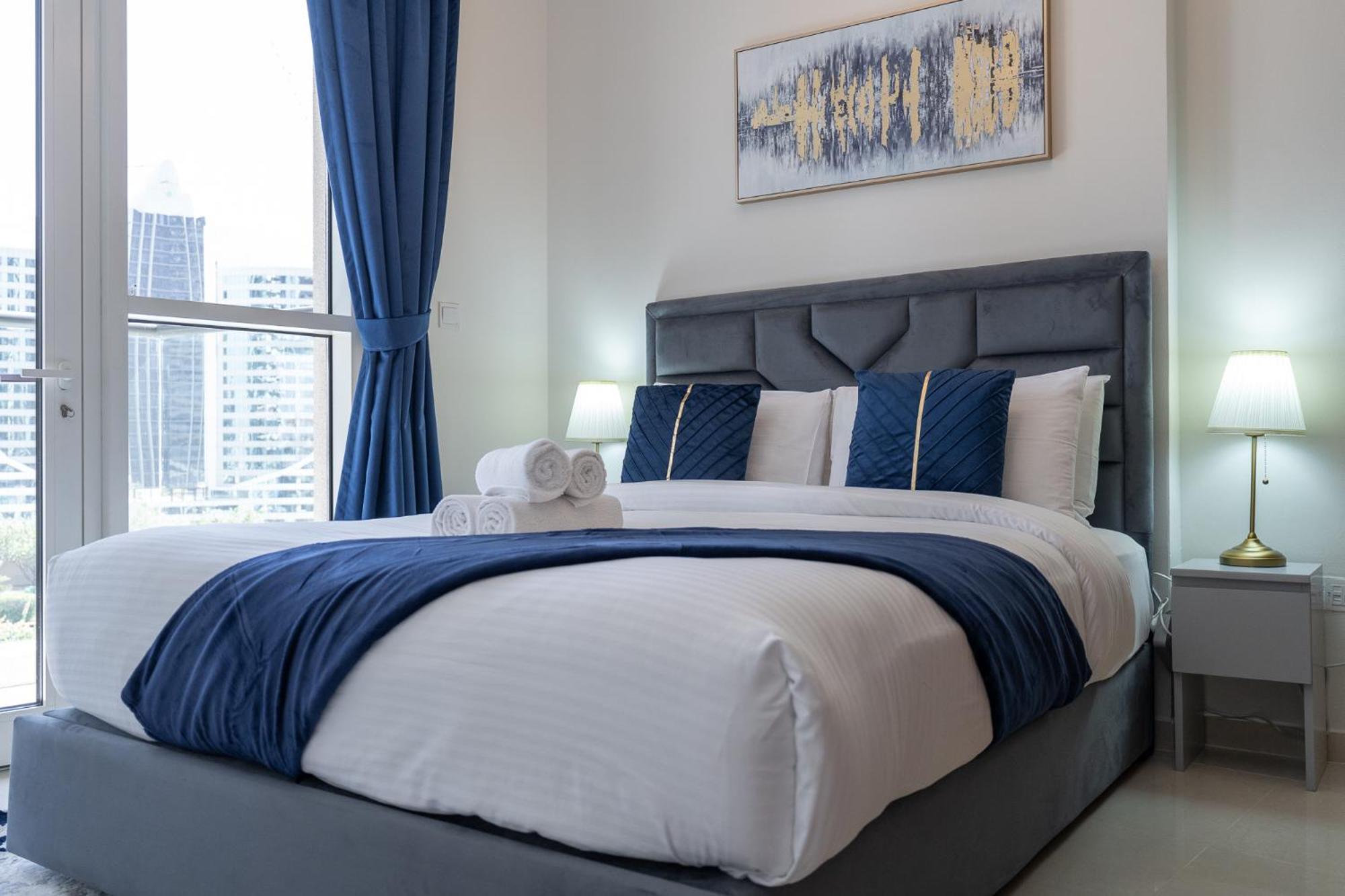 Dunya Tower Luxury And 2 Min Walk To Dubai Mall And Burj Khalifa In Heart Of Downtown Eksteriør billede